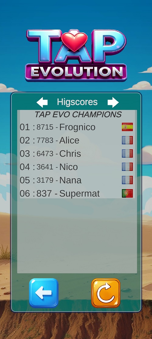 Tap Evolution — Capture d'écran 10